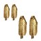 Gold Leaf Murano Glass Wall Sconces by Simoeng, Set of 2 1