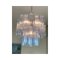 Himmelblaue Tronchi Murano Glas Kronleuchter von Simoeng, 2er Set 3