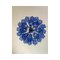 Blue Tronchi Murano Glass Sputnik Chandeliers by Simoeng, Set of 2, Image 4