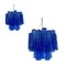 Blue Tronchi Murano Glass Sputnik Chandeliers by Simoeng, Set of 2 1