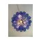 Blue Tronchi Murano Glass Sputnik Chandeliers by Simoeng, Set of 2, Image 5