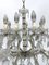 Large Mid-Century Maria Teresa Crystal and Brass Chandelier, Italy, 1940s, Image 7