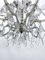 Large Mid-Century Maria Teresa Crystal and Brass Chandelier, Italy, 1940s 6