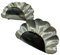 Large Art Deco Shell-Shaped Centerpieces, Set of 2 7