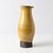 German Studio Pottery Yellow Glazed Vase, 1950s 5