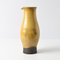 German Studio Pottery Yellow Glazed Vase, 1950s 1