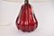 Ruby Red Glass Table Lamp by Vetreria Archimede for Seguso, Image 4