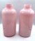 Murano Opaline Glass Vases in Light Pink Color from Venini, Set of 2 1