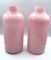 Vasi in vetro di Murano rosa chiaro di Venini, set di 2, Immagine 1
