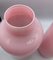 Murano Opaline Glass Vases in Light Pink Color from Venini, Set of 2, Image 5