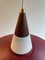 Lámpara platillo volante de Bent Karlby, años 50, Imagen 6