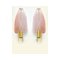 Pink Leaf Murano Glass Wall Sconces by Simoeng, Set of 2 2