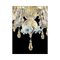 Venetian Transparent-Gold Murano Glass Chandeliers by Simoeng, Set of 2 5