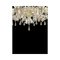 Venetian Transparent-Gold Murano Glass Chandeliers by Simoeng, Set of 2 10