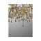 Lámparas de araña venecianas de cristal de Murano en dorado transparente de Simoeng. Juego de 2, Imagen 9