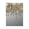 Venetian Transparent-Gold Murano Glass Chandeliers by Simoeng, Set of 2 9