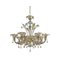 Venetian Transparent-Gold Murano Glass Chandeliers by Simoeng, Set of 2 13