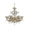 Venetian Transparent-Gold Murano Glass Chandeliers by Simoeng, Set of 2, Image 13