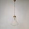 Glass Pendant Lamp, Italy, 1970s 4