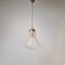 Glass Pendant Lamp, Italy, 1970s 1