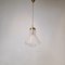 Glass Pendant Lamp, Italy, 1970s 5