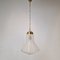 Glass Pendant Lamp, Italy, 1970s, Image 3