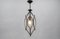 Abgeschrägte Deckenlampe aus Glas & Messing im Stil von Adolf Loos für Lobmeyr, Österreich, 1940er 6