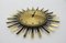 Mid-Century Modern Sunburst Wall Clock from Condor, 1950s 3