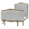 Daybed or Single Bed with Upholstered Button Back, France, Early 20th Century, Image 1