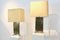 Philodendron-geätzte Tischlampen aus Messing von Roger Vanhevel, 2er Set 4