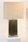 Lámparas de mesa con filodendro de latón de Roger Vanhevel. Juego de 2, Imagen 11