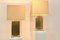 Lampes de Bureau Philodendron en Laiton par Roger Vanhevel, Set de 2 8