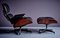 Early Model 670 Lounge Chair and 671 Footstool in Rosewood by Charles & Ray Eames for Herman Miller, 1960s, Set of 2 3