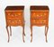 French Bois de Violette Parquetry Bedside Cabinets, 19th Century, Set of 2 2