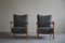 Mid-Century Modern Armchairs in Beech and Fabric, Denmark, 1960s, Set of 2 6