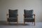 Mid-Century Modern Armchairs in Beech and Fabric, Denmark, 1960s, Set of 2, Image 6