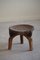 Wabi Sabi Style Tripod Side Table in Wood, Africa, 1950s 3