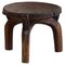 Tavolino tripode Wabi Sabi in legno, Africa, anni '50, Immagine 1