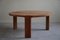 Table Basse Ronde Mid-Century en Teck de Komfort, Danemark, 1960s 7