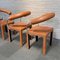 Leather Arcosa Chairs by Paola Piva, Set of 4 4