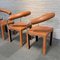 Leather Arcosa Chairs by Paola Piva, Set of 4, Image 4