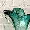 Vaso grande in vetro di Murano verde e ambra di Sommerso, anni '60, Immagine 6