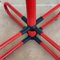 Vintage Red Metal Coat Rack, 1980s, Image 5