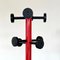 Vintage Red Metal Coat Rack, 1980s, Image 4