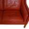 Model 2213 3-Seater Sofa in Cognac Leather with Patina by Børge Mogensen for Fredericia, 1990s, Image 14