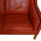 Modell 2213 3-Sitzer Sofa aus cognacfarbenem Leder mit Patina von Børge Mogensen für Fredericia, 1990er 14