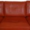 Model 2213 3-Seater Sofa in Cognac Leather with Patina by Børge Mogensen for Fredericia, 1990s, Image 12