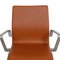 Oxford Office Chair in Walnut Aniline Leather by Arne Jacobsen, 2000s 5