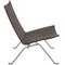 Pk-22 Lounge Chair in Dark Grey Canvas Fabric by Poul Kjærholm for Fritz Hansen, 2000s, Image 2