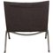 Pk-22 Lounge Chair in Dark Grey Canvas Fabric by Poul Kjærholm for Fritz Hansen, 2000s 3